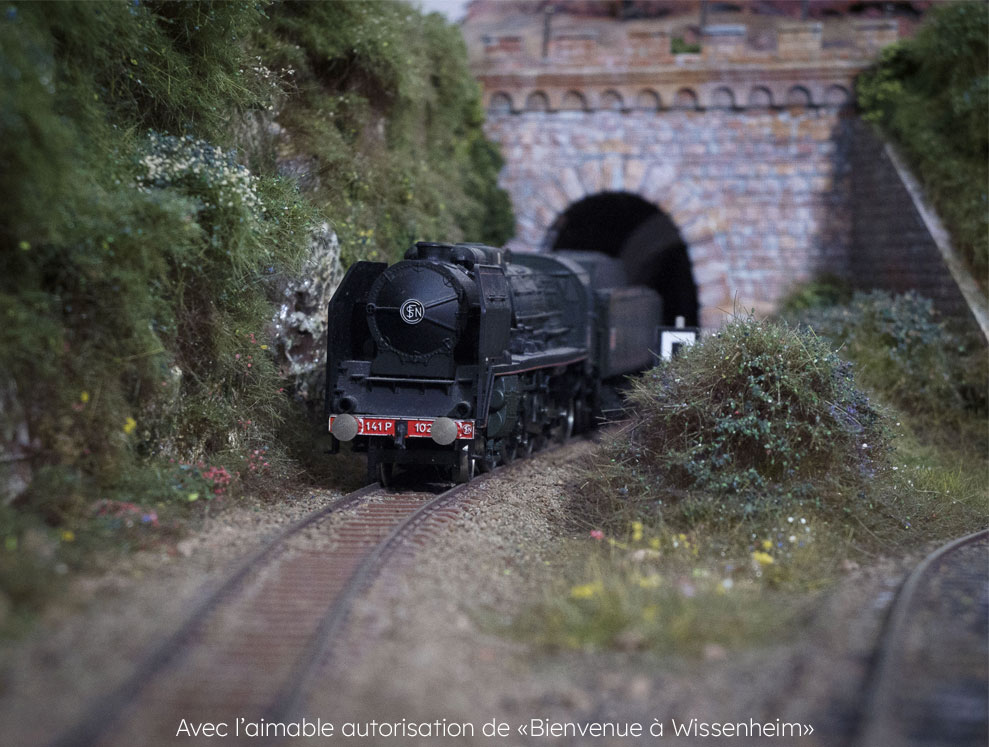141P à la sortie du tunnel de Gehner